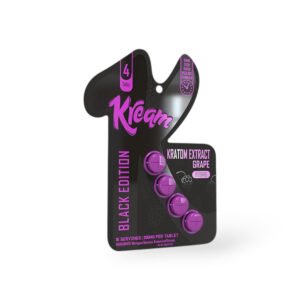 Home Kream Black Edition Next Gen Kratom Extract Grape Chewable Tablets 200mg